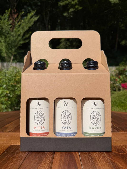 Coffret Collection Doshas 6 bouteilles